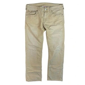 MJ46 Men’s True Religion Designer RICKY Straight Leg Corduroy Pants 36x34